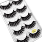5 Pairs Multipack 3D Mink Lashes False Eyelashes Handmade Wispy Fluffy Long Lashes Natural Eye Makeup Tools Eye Lashes G806