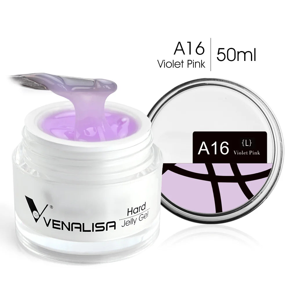 Blushimmer 50ml TPO Free Jelly Nail Extension Gel in clear natural color for French nails, soak-off UV nail builder gel.