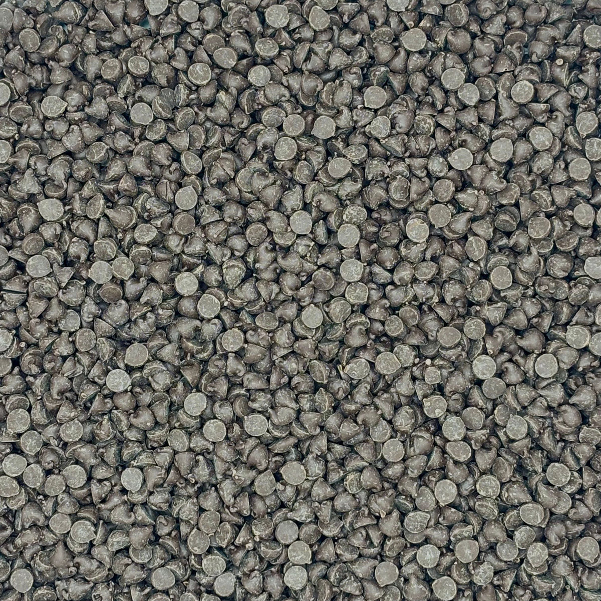 Hershey’s semi-sweet chocolate baking chips from Candy In Bulk in a bulk value bag, shown in a close-up image.