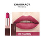 Blushimmer matte lipstick in natural red velvet shade, showcasing a smooth, easy-to-wear lip color for women.