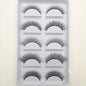 Set of five 3D mink false eyelashes by Blushimmer, natural-looking, full lash style for makeup and beauty enhancement.