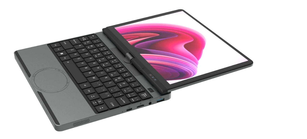 Portable Laptop  10.5 Inch 360 Degree Rotation Laptop Win11 Pro Intel N150 Lightweight Mini Portable Laptop Face Recognition