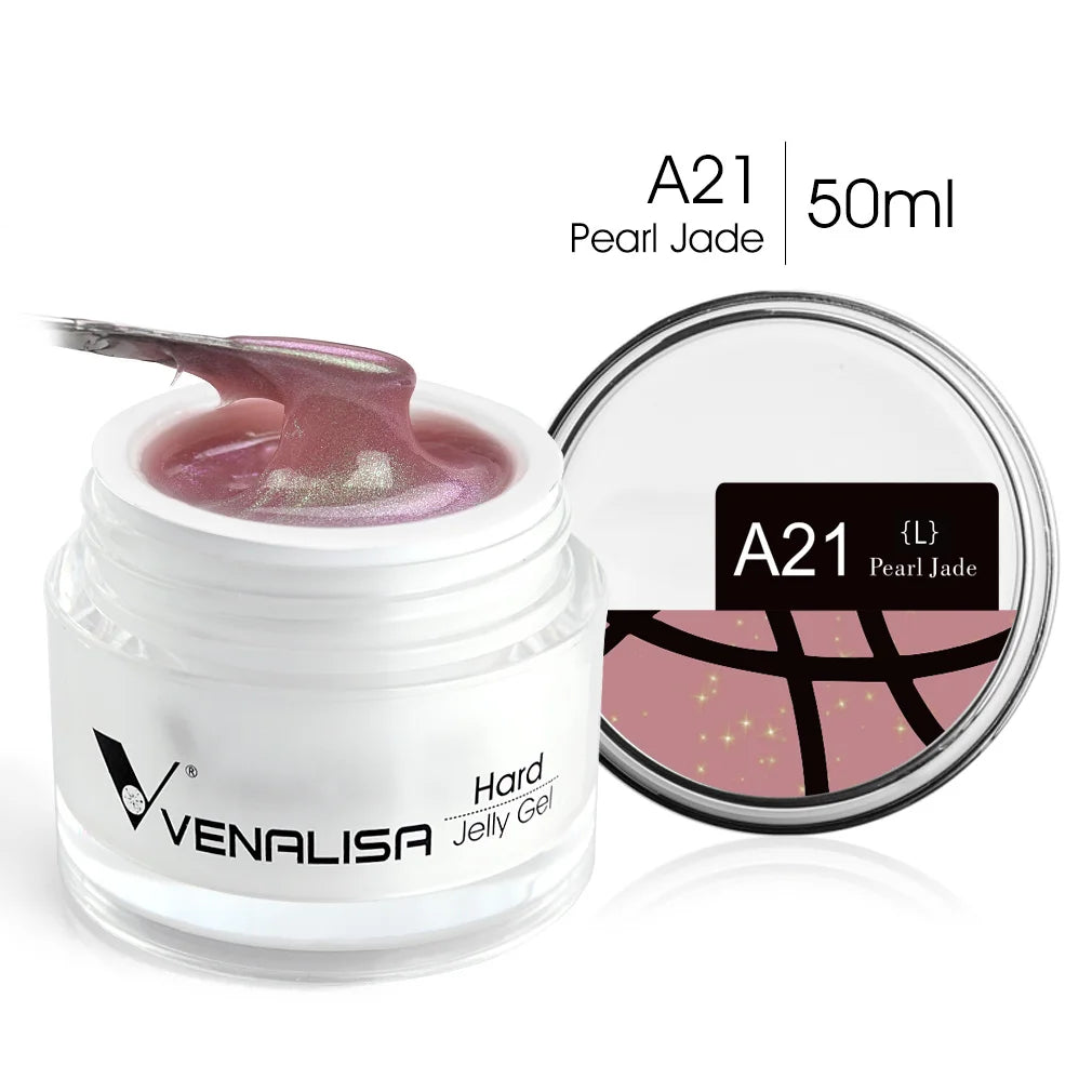 Blushimmer 50ml TPO Free Jelly Nail Extension Gel in clear, natural color for French nails, UV soak-off builder gel, nail extension.