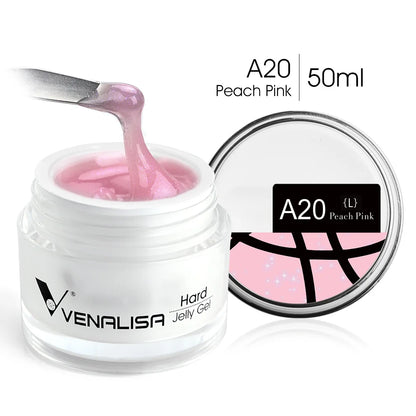 Blushimmer 50ml TPO Free Jelly Nail Extension Gel for French and natural nail designs, UV soak-off gel for nail building and construction