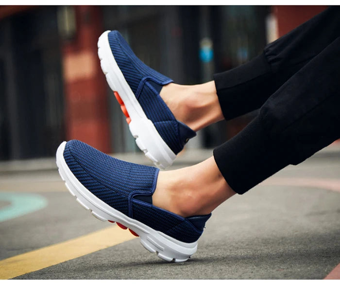 Slip-on Men Loafers Spring New Driving Shoes Men Breathable Men Casual Shoes Non-Slip Shoes Loafers Big Size 45 Chaussure Homme