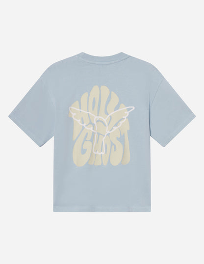Elevated Faith Holy Ghost Heavyweight T-Shirt with bold graphic print, soft cotton fabric, and classic fit.