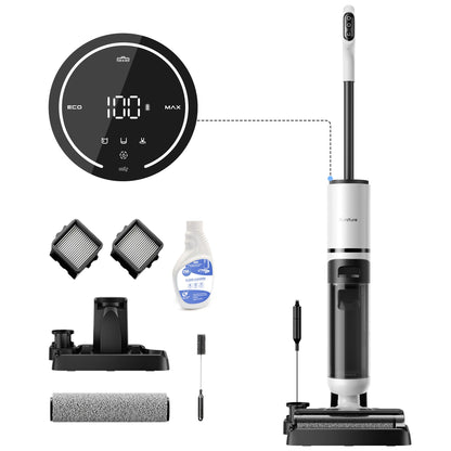 Honiture M7 wet and dry vacuum cleaner for multi-surface cleaning on hard floors and carpets.