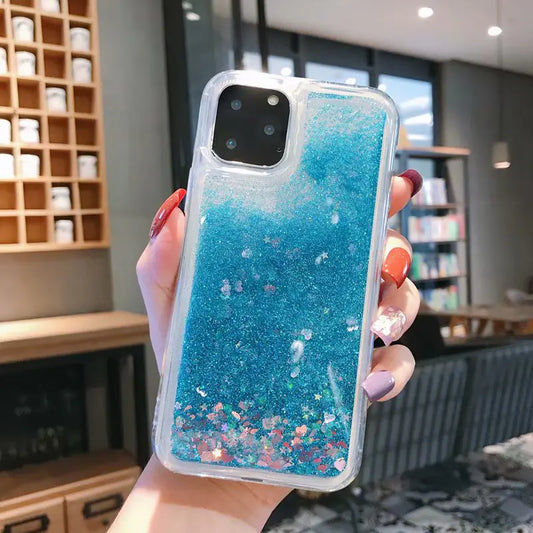 Glitter Liquid Sand Case for iPhone XS Max & More