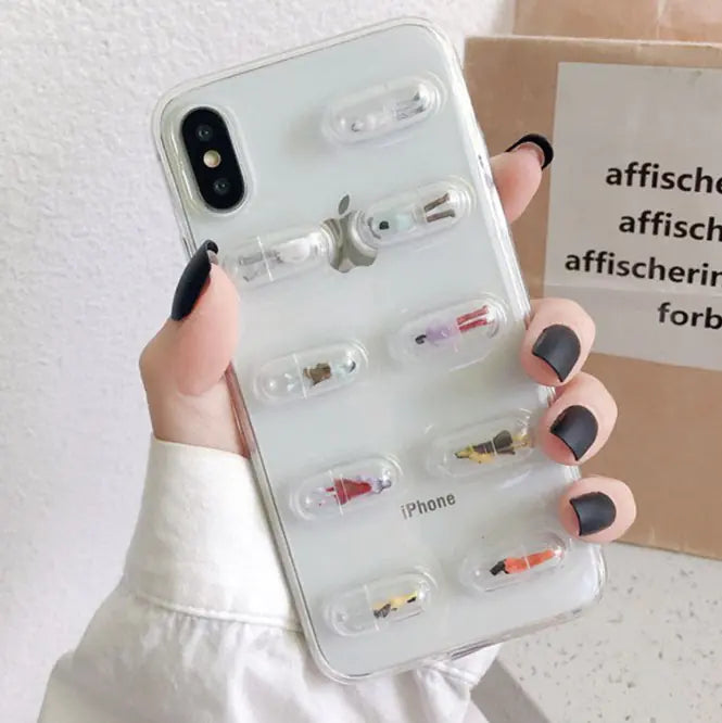 Transparent Protective Case for Apple iPhone X
