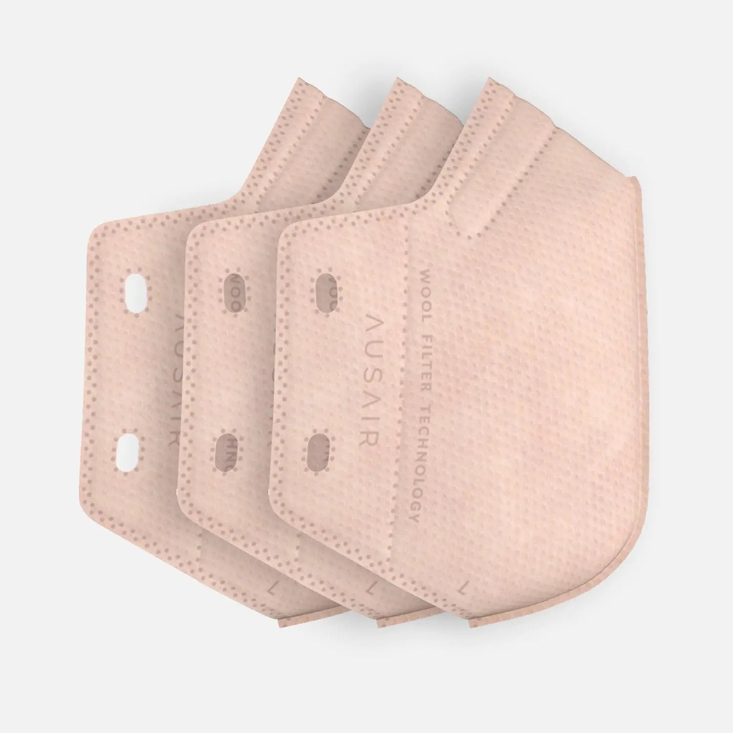AusAir AirWeave Replacement Face Mask Filters | Worlds Most Breathable Mask Filter | 3 Pack Extra Large Size