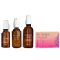 Foria Honeymoon Set with personal lubricants and massage oils in sleek packaging, ideal for intimate moments.