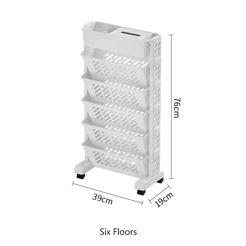 Removable Desk Storage Rack for Books and Supplies