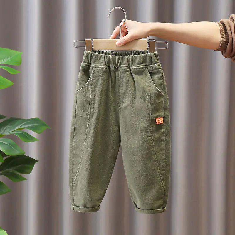 Boys Casual Sports Pants for Spring and Autumn
