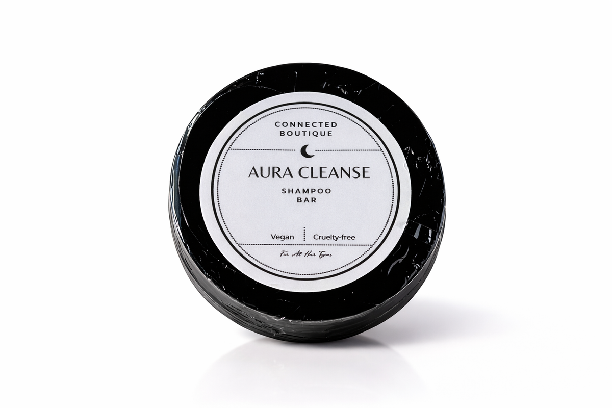 Aura Cleanse Solid Shampoo Bar – Lavender Marshmallow