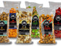 Assorted Junior Snacks from Junior Snacks Company in colorful packaging, displayed on a plain background.