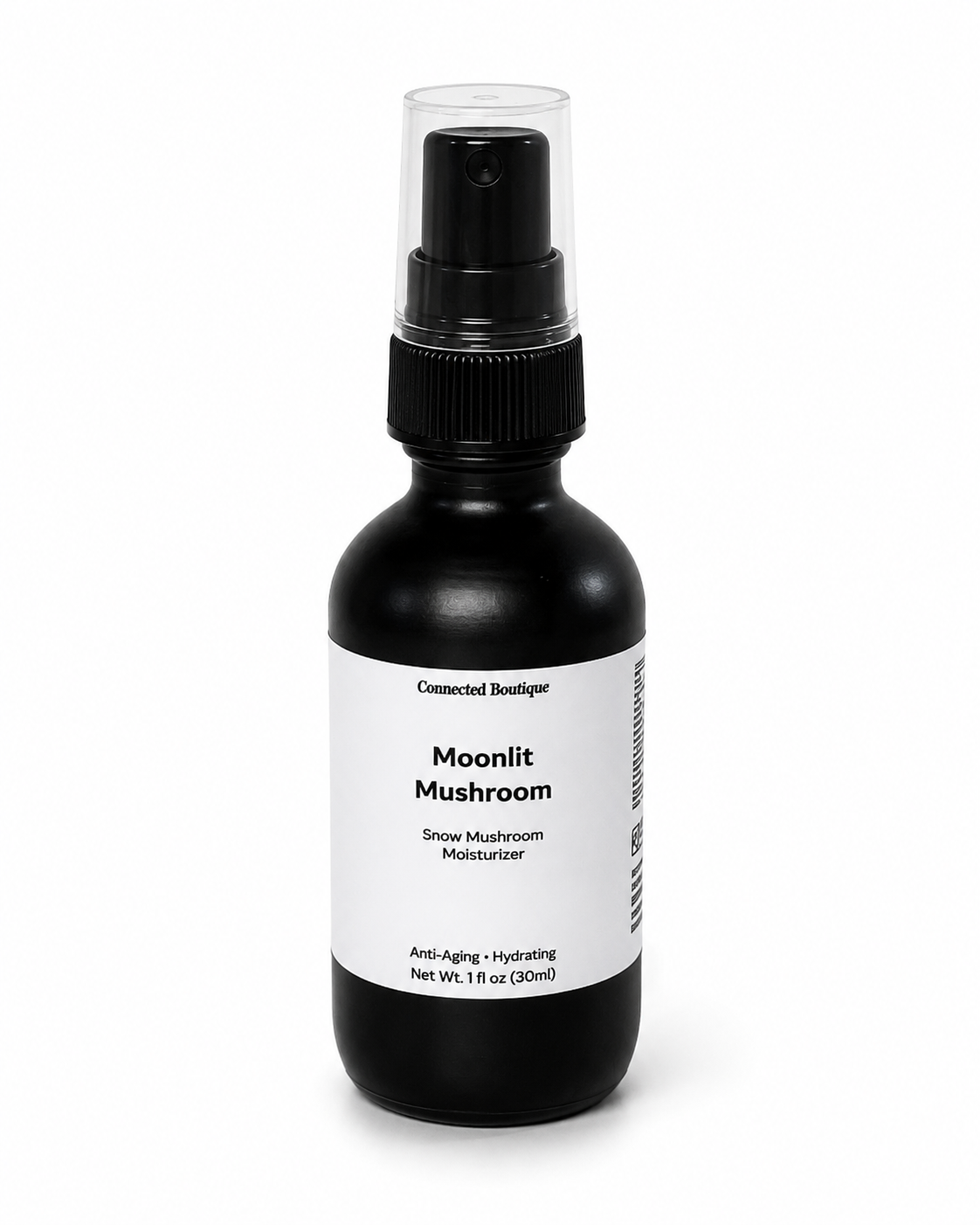 Snow Mushroom and Green Tea moisturizer in a jar, featuring natural ingredients and a soothing, moonlit-inspired design.