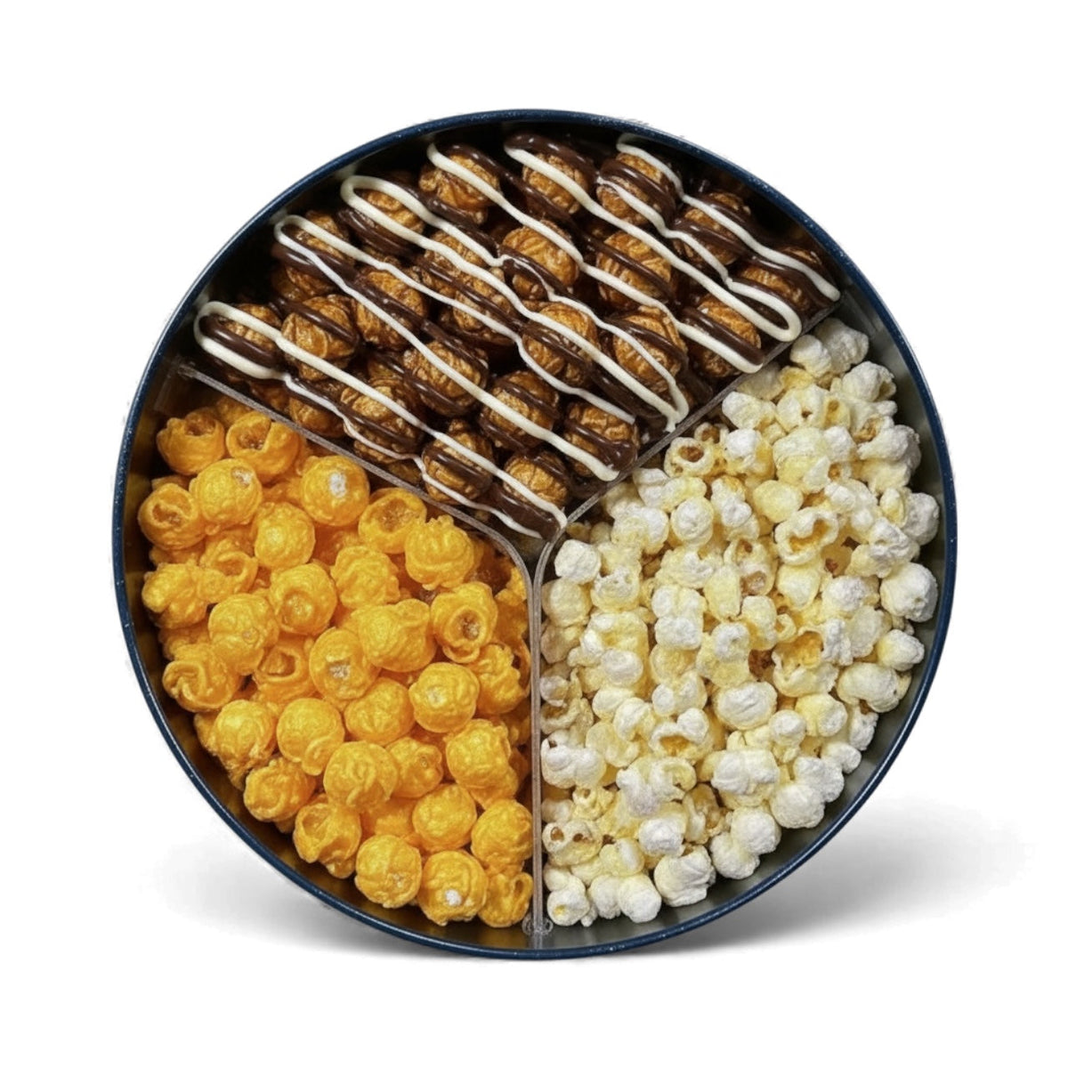 Assorted JR. Snacks Holiday Mix in colorful packaging with various snack pieces, designed for kids from Junior Snacks Company.
