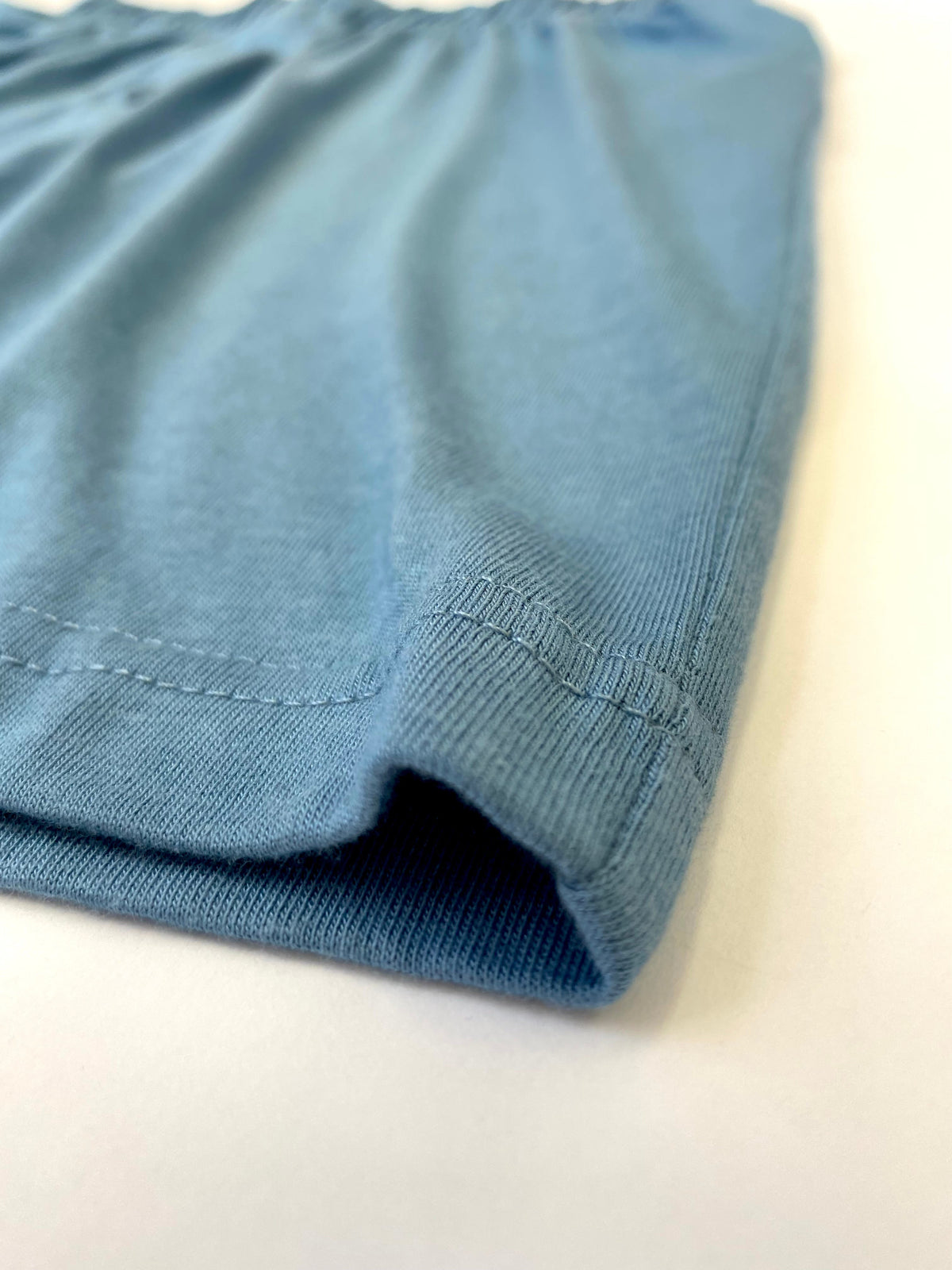 Men's bamboo boxer shorts in steel blue from Spun Bamboo, 5-pack, comfortable men's underwear with soft, breathable fabric.