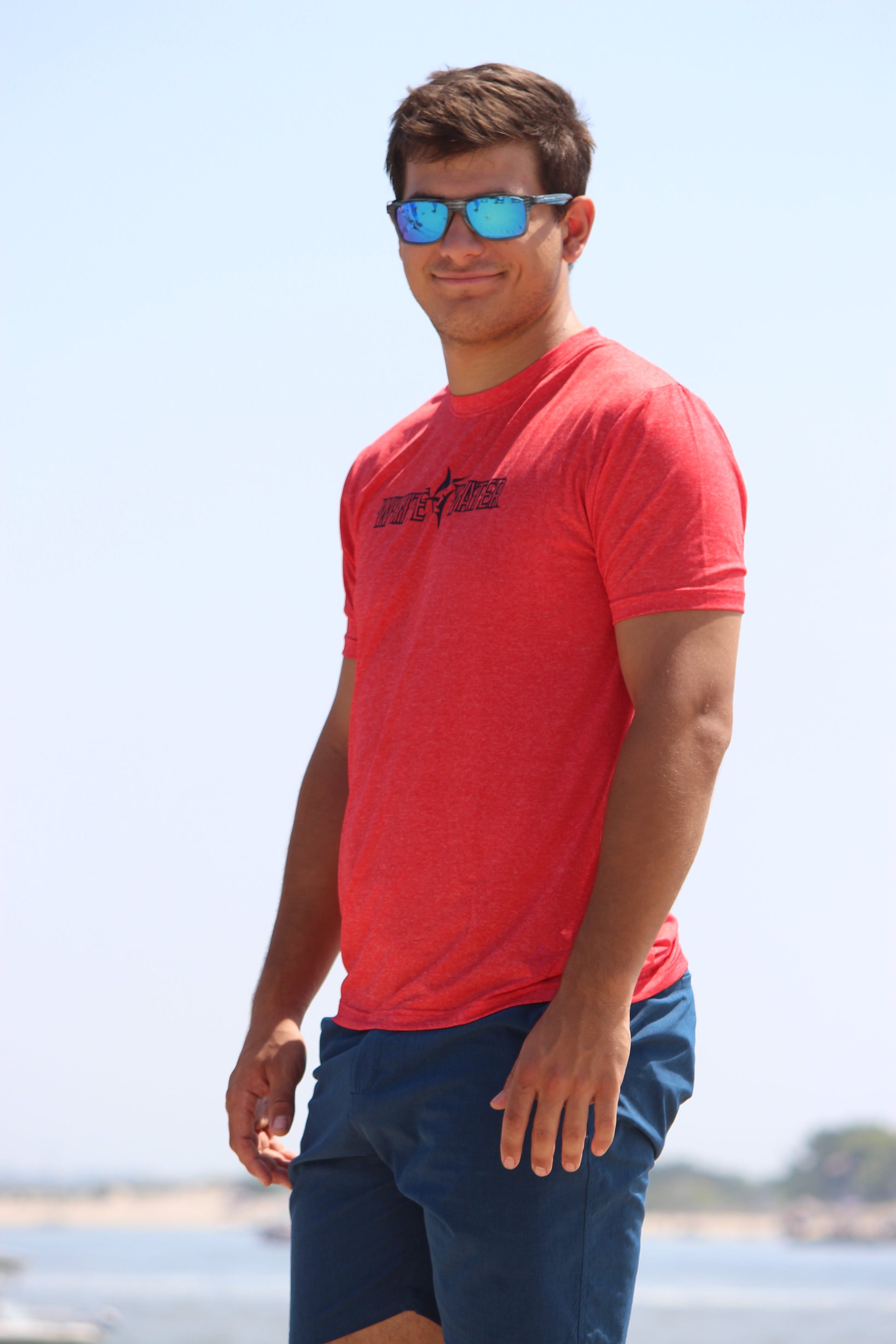 White Water Life Bimini Primary Performance Tee, short sleeve crewneck shirt in a casual, sporty style.