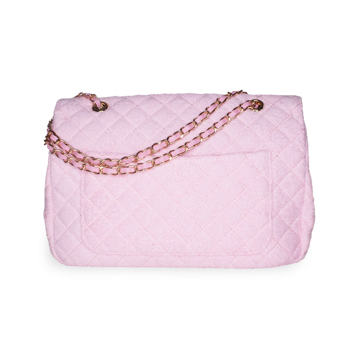Beach Haus Medium Shoreline Flap in blush pink, showing the stylish handbag with flap closure and shoulder strap.