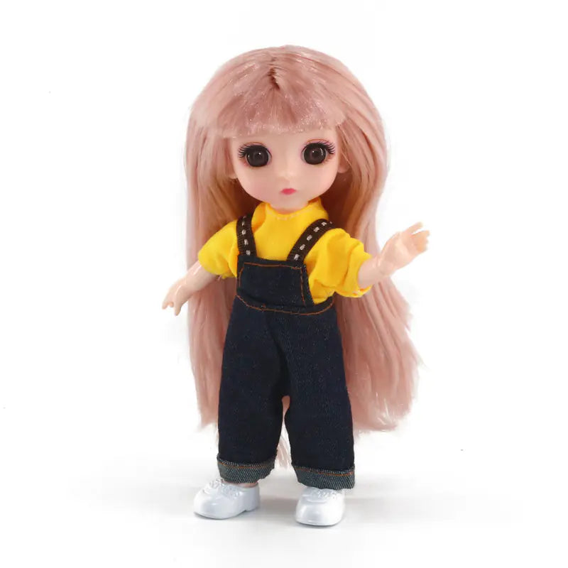 Doll Dress Up Set for 6-Inch Dolls - 17 Unique Outfits for Imaginative Play and Fun