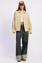 Journey Suede Bomber Jacket