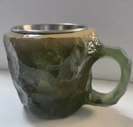 Resin Mineral Crystal Coffee Mugs