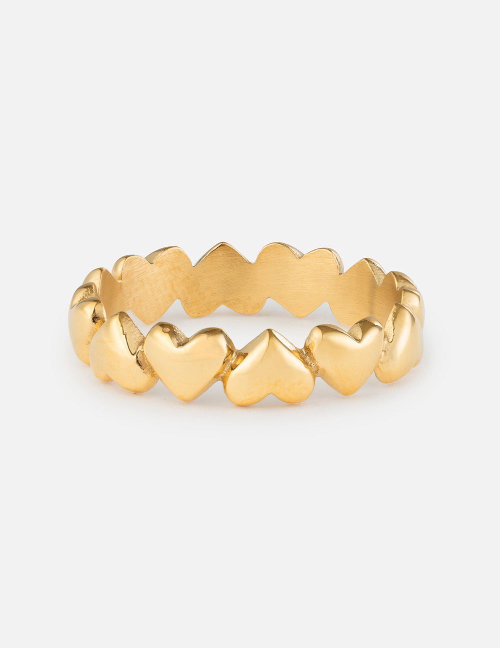 Elegant infinity love ring by Elevated Faith featuring a sleek design symbolizing abundant love and faith.