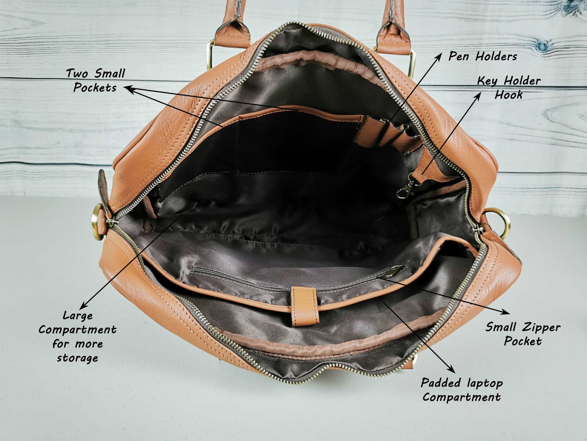 The Signature Leather Backpack