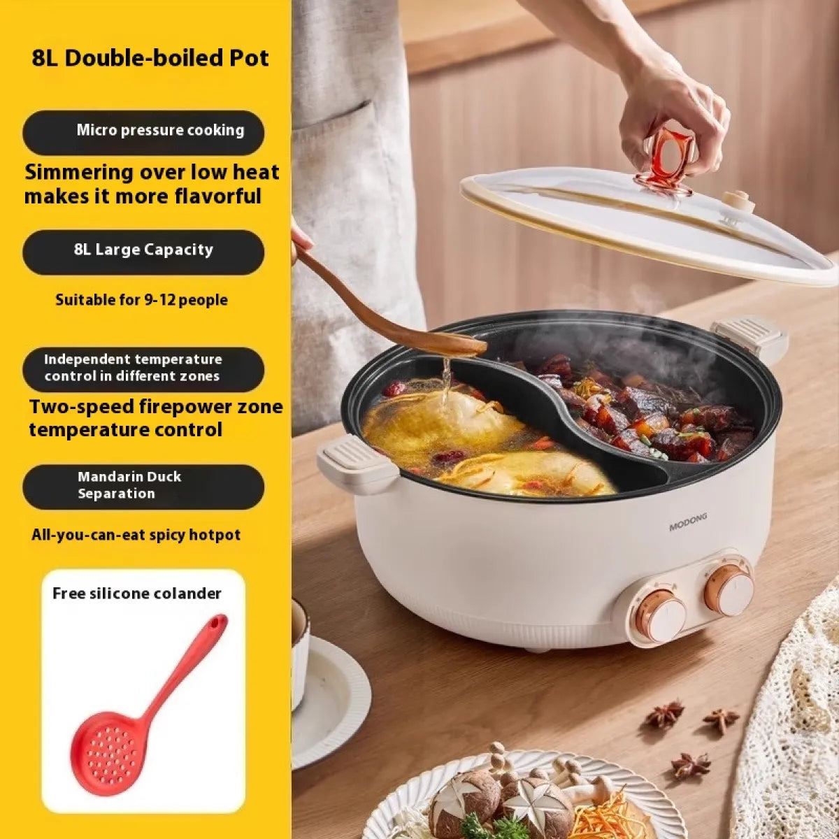 Modong Multi-functional Electric Hot Pot