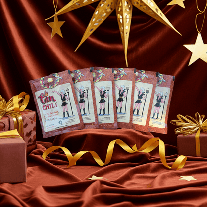 Six packs of Cinderosa Ranch Cin Chili Seasoning Mix, flavorful spice blend for chili and Mexican dishes.