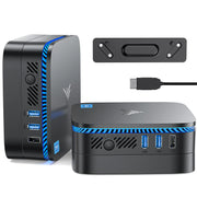KAMRUI Mini PC 16GB DDR4 1TB M.2 SSD 12th Gen N100 Mini Computer with Ethernet 2 HDMI 4 USB-A Small Computer with WiFi Bluetooth for Office Home Business