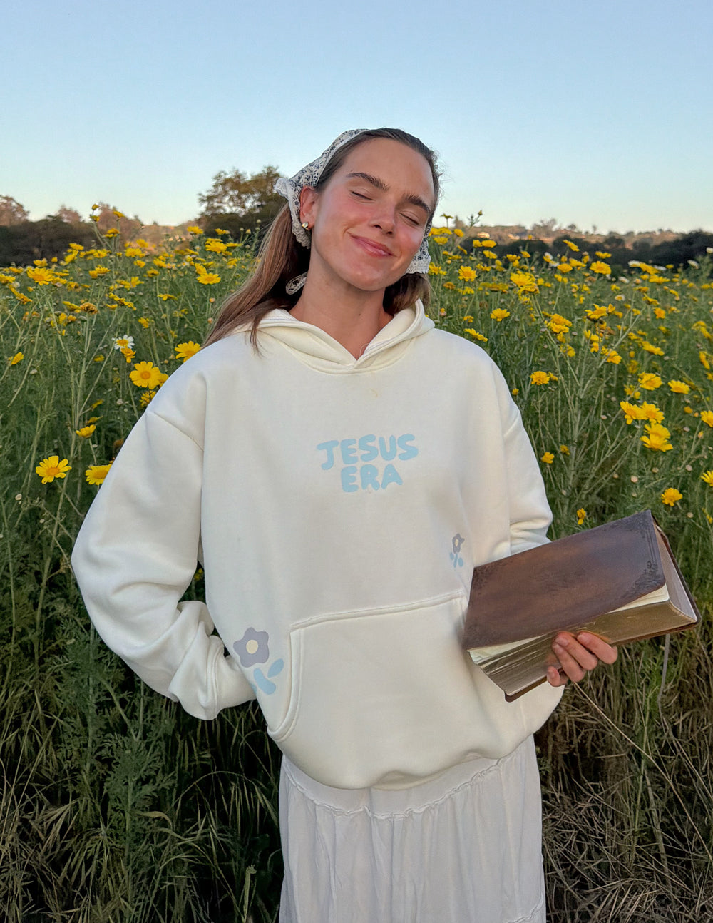 Unisex Jesus Era hoodie by Elevated Faith featuring religious design, comfortable fit, and casual style for everyday wear.