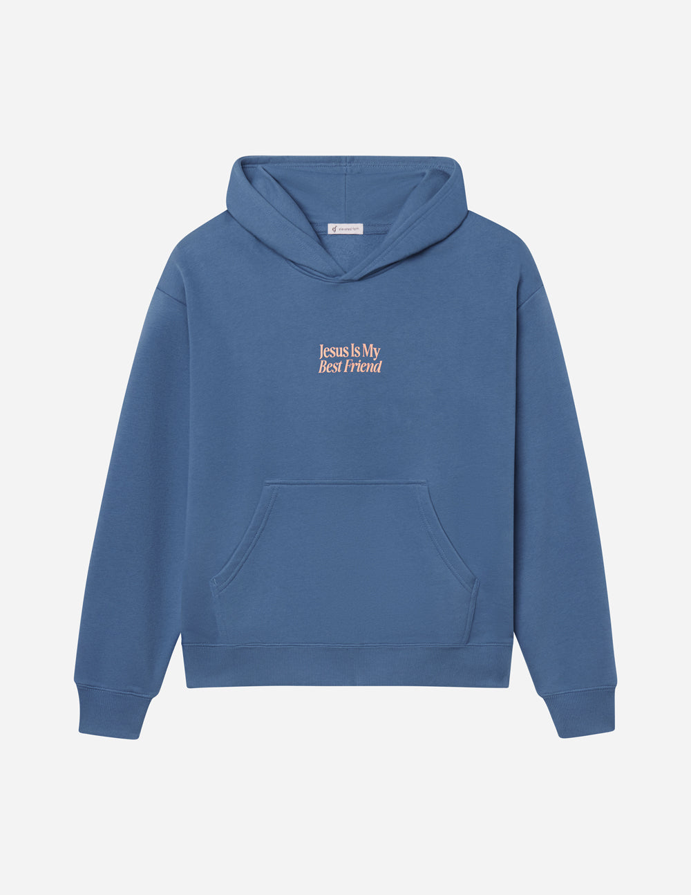 Unisex hoodie by Elevated Faith featuring the "Jesus Is My Best Friend" slogan, with a relaxed fit and comfortable fabric.