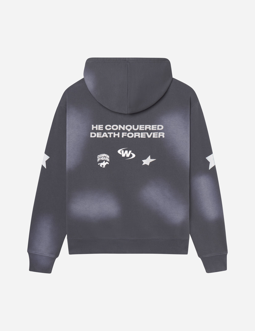 Unisex Jesus Wins hoodie by Elevated Faith featuring bold Christian message on front, in soft fabric with a relaxed fit.