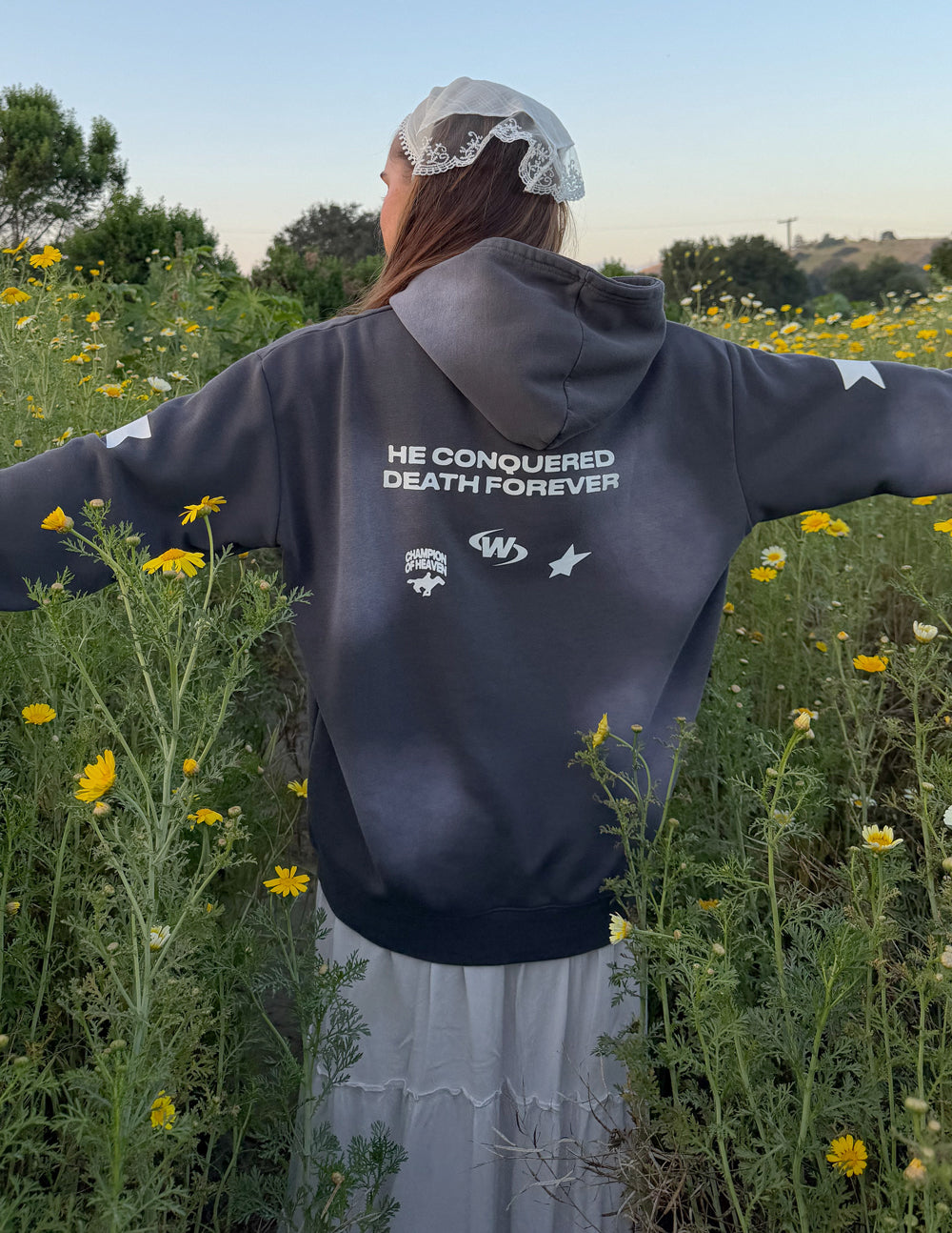 Unisex hoodie by Elevated Faith featuring a Jesus Wins design, made of soft fabric with a casual fit and graphic print on front.