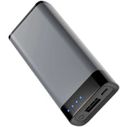 TALK WORKS Portable Charger - Fast Charging Power Bank Compatible with iPhone 13/Pro/Pro Max 14/Plus/Pro/Pro Max 12 11 XR XS X 8 7 6 SE iPad Android - External Cell Phone Backup (Grey)