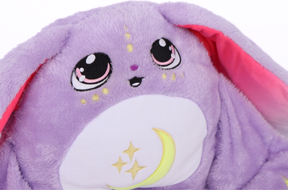 Moon Pals Opal Jr. 2.5lb Hugger Plush plush toy featuring soft, colorful fabric with a friendly animal design.