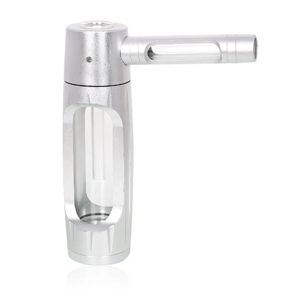 150Mm Portable Aluminum Alloy Glass Pipe With Keychain & Multi-Function Features - Durable & Compact