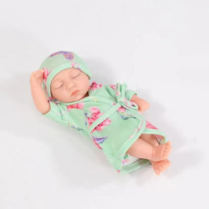 Mini Soft Silicone Baby Doll - Cute Gift for Girls