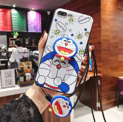 Cute Snoopy Phone Case with Stand and Protector