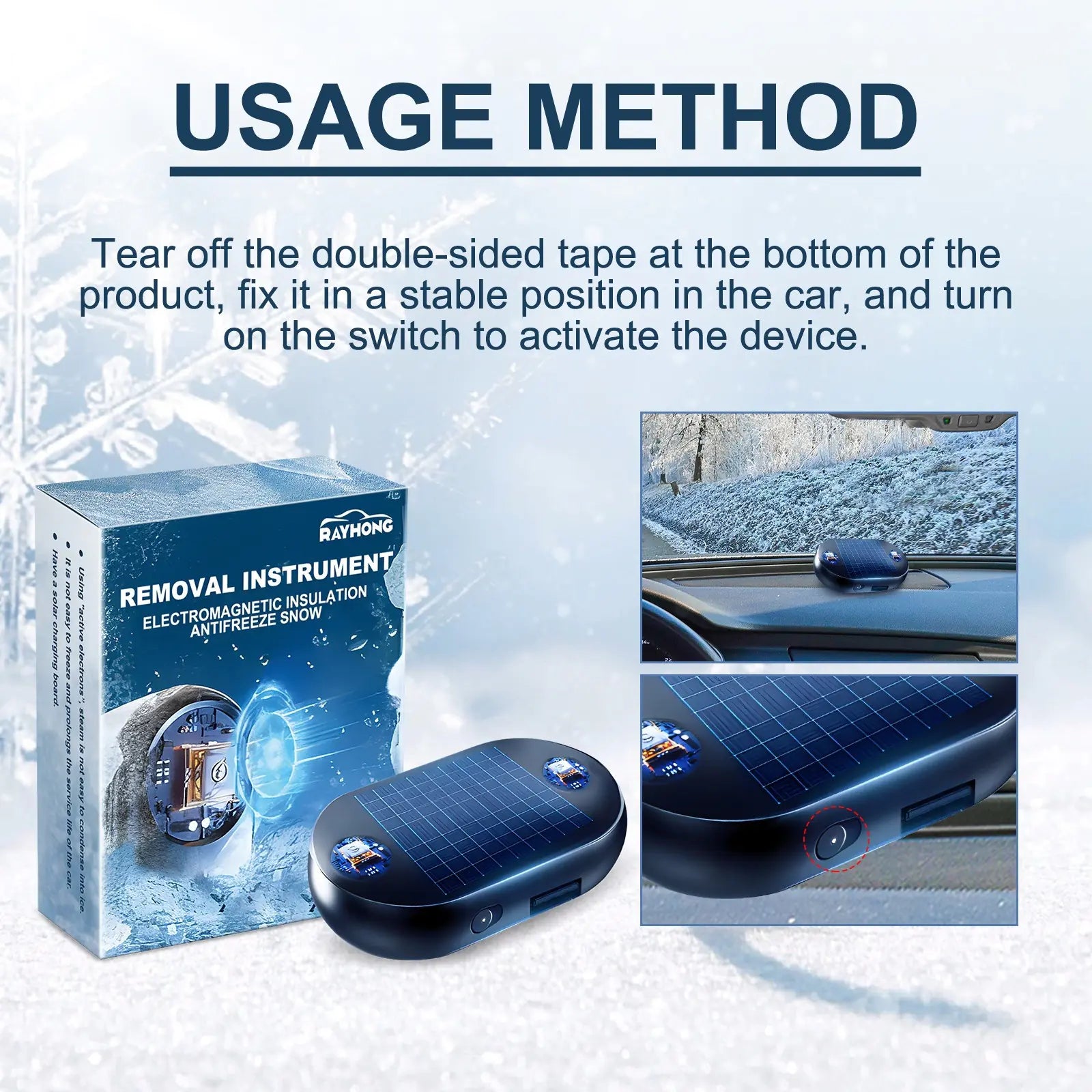 Car Snow Remover Portable Deicing Tool