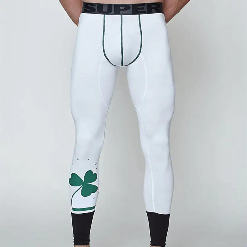 Men's Slim Fit Printed Thermal Fashion Pants