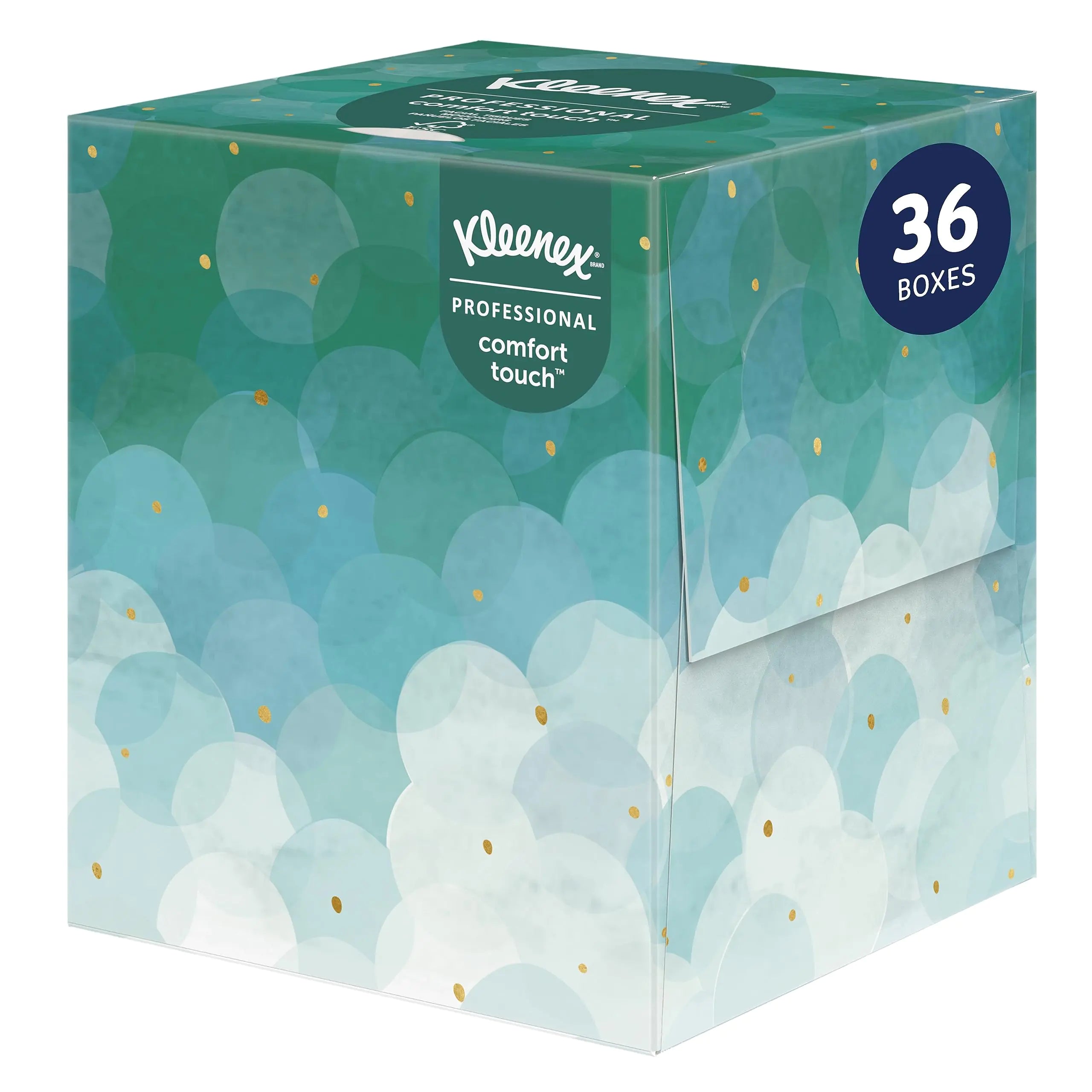 Kleenex Professional Facial Tissue (21270) 2-Ply White Upright Facial Tissue Cube Boxes for Business (90 Tissues/Box 36 Boxes/Case 3240 Tissues/Case)