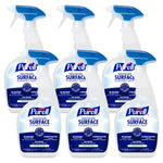 PURELL Healthcare Surface Disinfectant Spray Fragrance Free 32 fl oz Capped Bottle with Spray Trigger in Pack (Pack of 6) - 3340-06