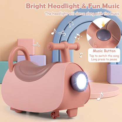 Kids ride-on push car by GBruno Store with music, storage, designed for children aged 18-36 months.