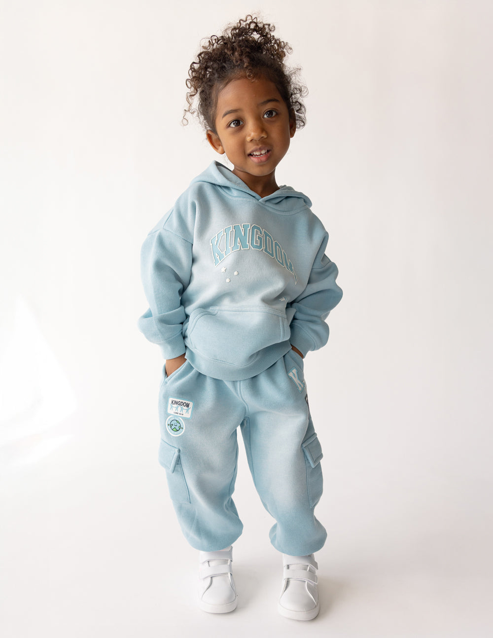 Kids hoodie by Elevated Faith featuring a Kingdom Kids design, made of soft fabric with a comfortable hood and colorful print.