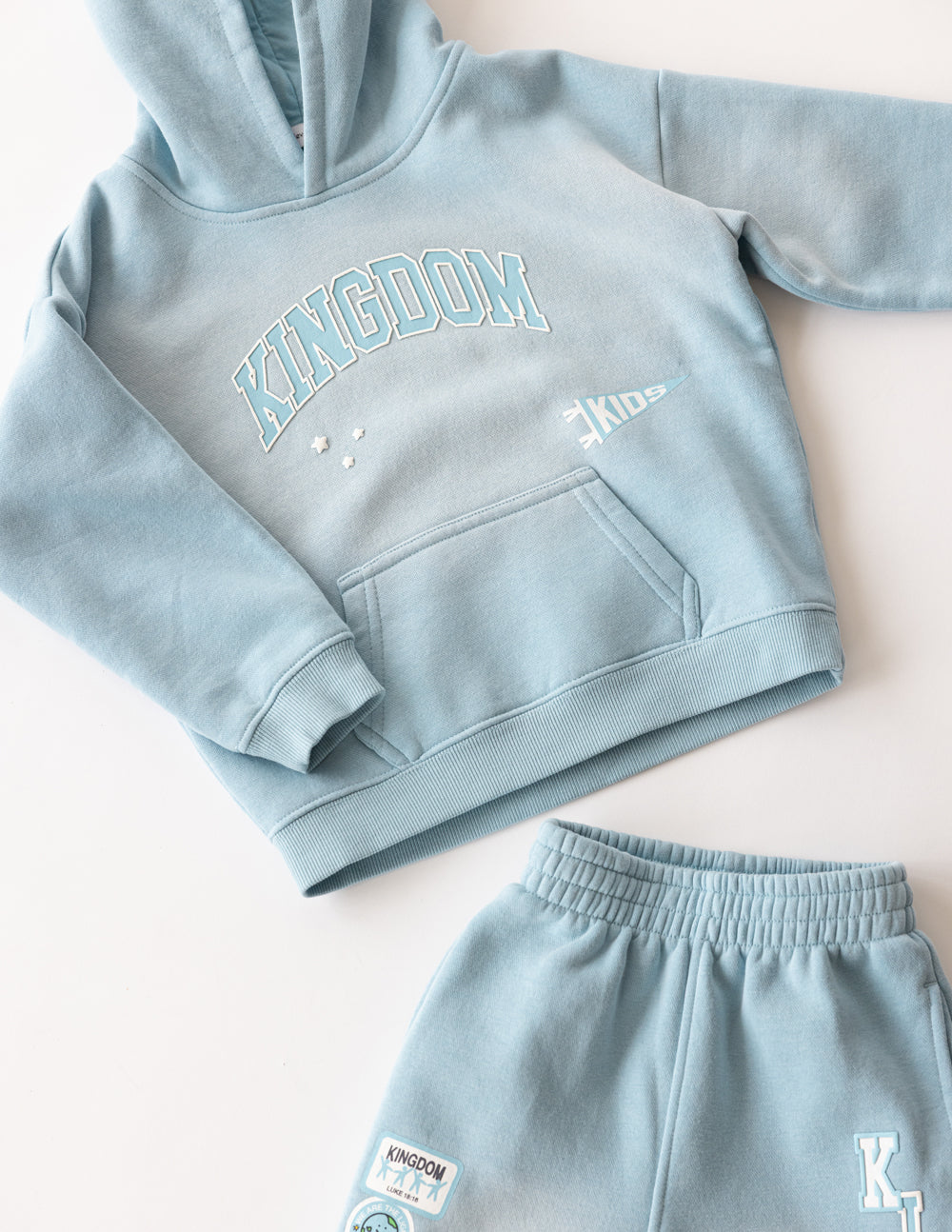 Kids hoodie from Elevated Faith with a Kingdom Kids design, featuring a comfortable fit and vibrant print, perfect for children.
