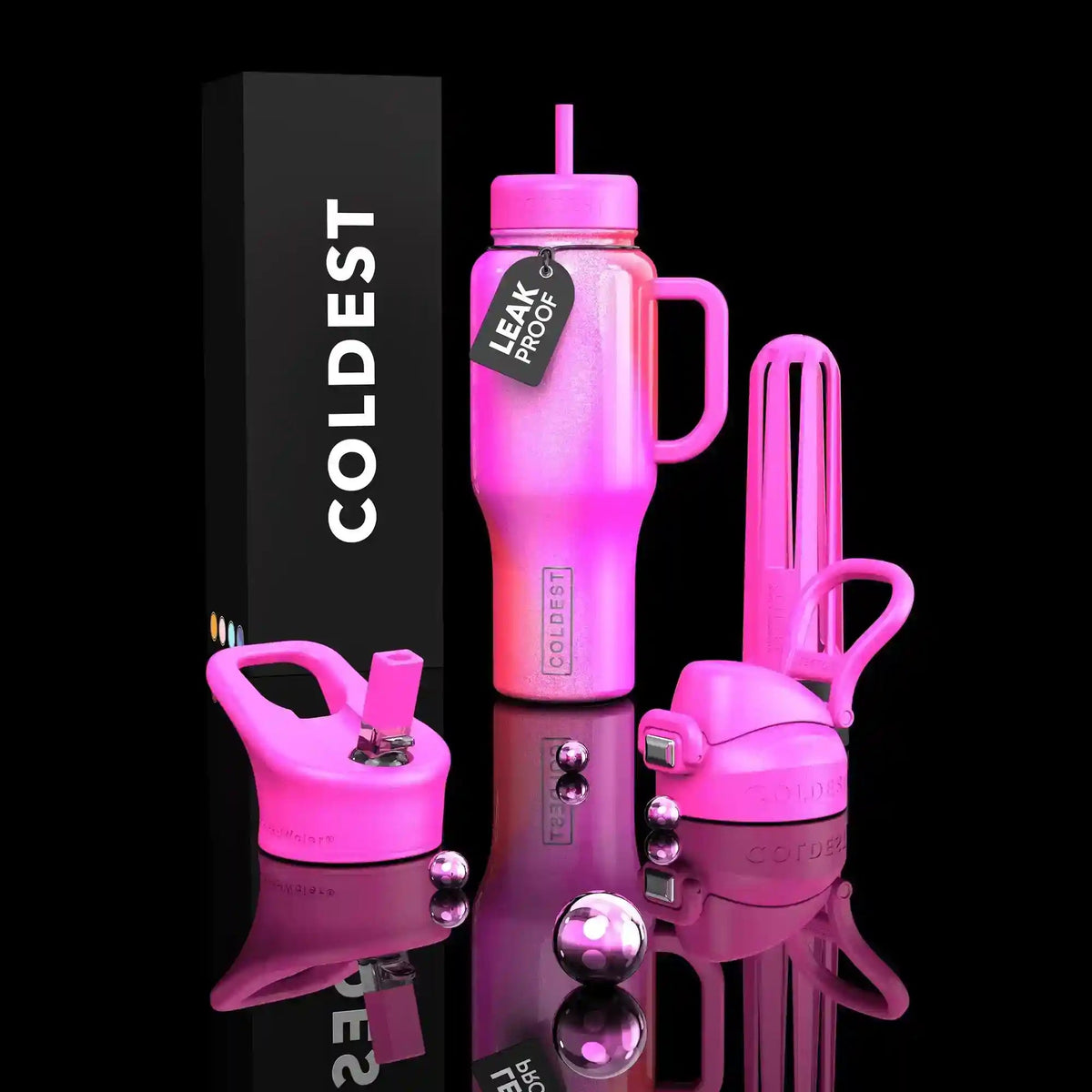 Coldest Limitless Ultra v8 24oz insulated tumbler with a sleek design, ideal for keeping drinks hot or cold.