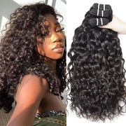 Yavida Water Wave Human Hair Bundles Wet and Wavy Human Hair Weave Bundles Brazilian Bundles Human Hair Unprocessed Remy Human Hair Water Wave Bundles 22 22 22 Inch